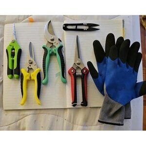 New 5 pack Garden Pruning Shears Stainless Steel Blades, Handheld Scissors Set